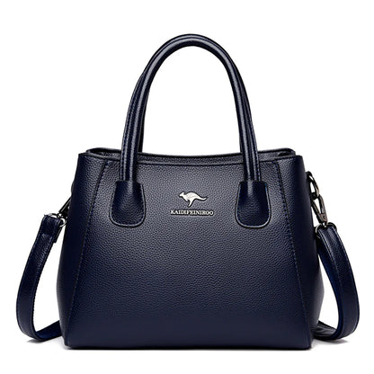 2 Layers Leather Luxury Handbags Women Bags Designer Handbags High Quality Small Casual Tote Bags For Women Shoulder Bag Winter - Premium  from eprolo - Just $71.32! Shop now at Handbags Specialist Headquarter