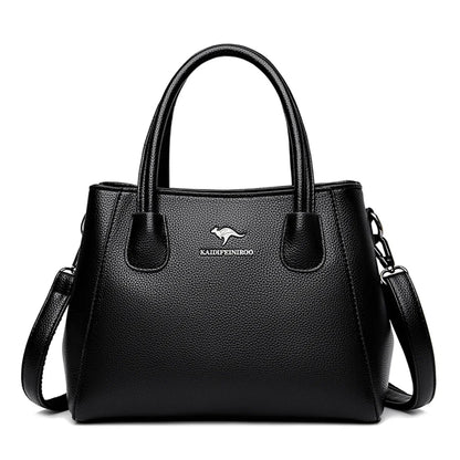2 Layers Leather Luxury Handbags Women Bags Designer Handbags High Quality Small Casual Tote Bags For Women Shoulder Bag Winter - Premium  from eprolo - Just $71.32! Shop now at Handbags Specialist Headquarter