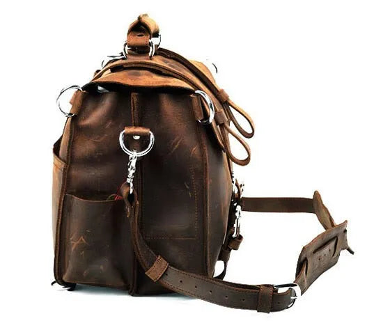 Vintage Crazy horse Genuine Leather Men Travel Bags Luggage Travel Bag Leather Men Duffle Bag Large Men Weekend Bag Overnight - Premium  from eprolo - Just $240.55! Shop now at Handbags Specialist Headquarter