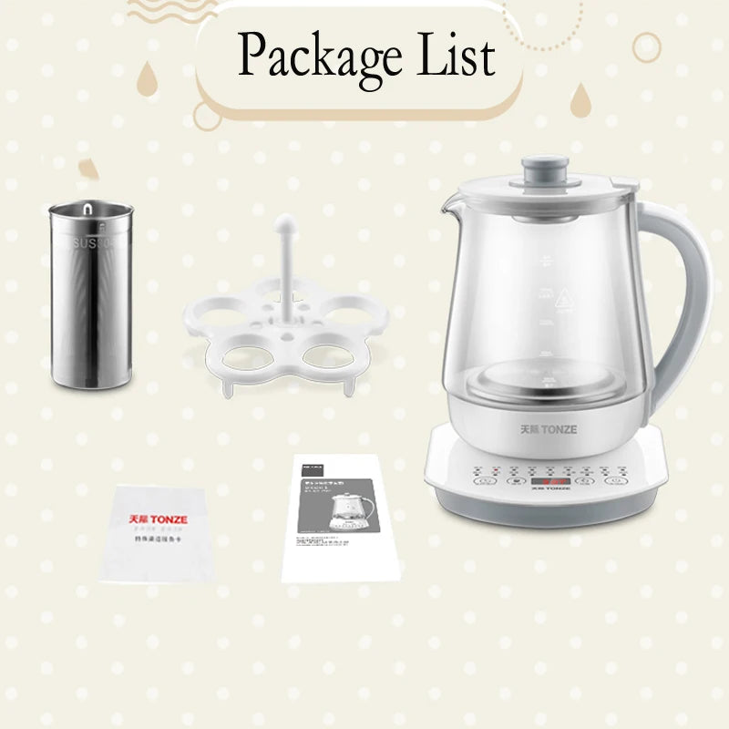 Multi-Use Kettle brow maker Flower Tea, Coffee maker , Keep warm Delay Timer health pot with infuser - Premium Coffee Maker from Handbags Specialist Headquarter - Just $49.99! Shop now at Handbags Specialist Headquarter