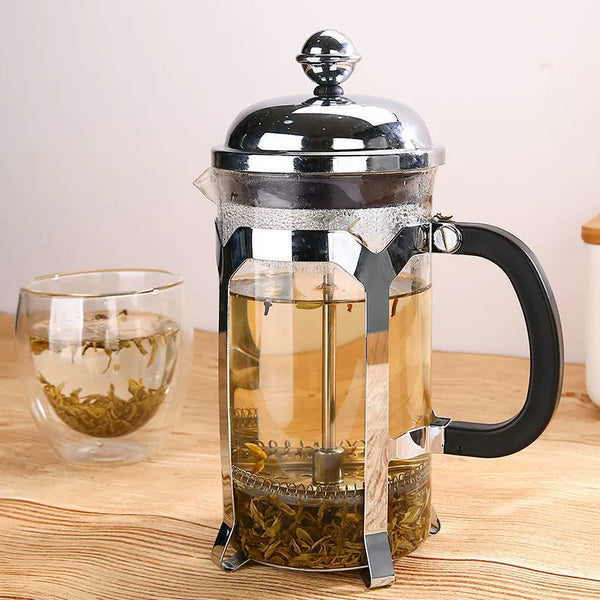 Glass Tea Brewing Coffee Pot Stainless Steel Tea Infuser Tea Infuser Tea Set Filter Teapot Filter Teapot - Premium  from Handbags Specialist Headquarter - Just $48.99! Shop now at Handbags Specialist Headquarter