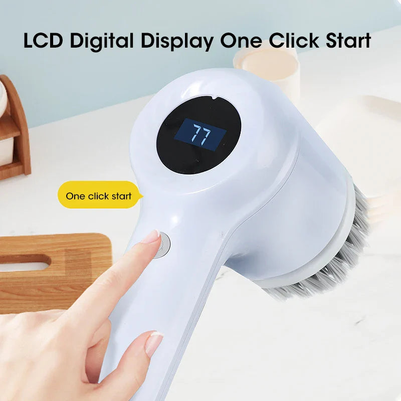 Rechargeable Electric Spin Scrubber - Premium Decor from Shop1103924059 Store - Just $29.99! Shop now at Handbags Specialist Headquarter