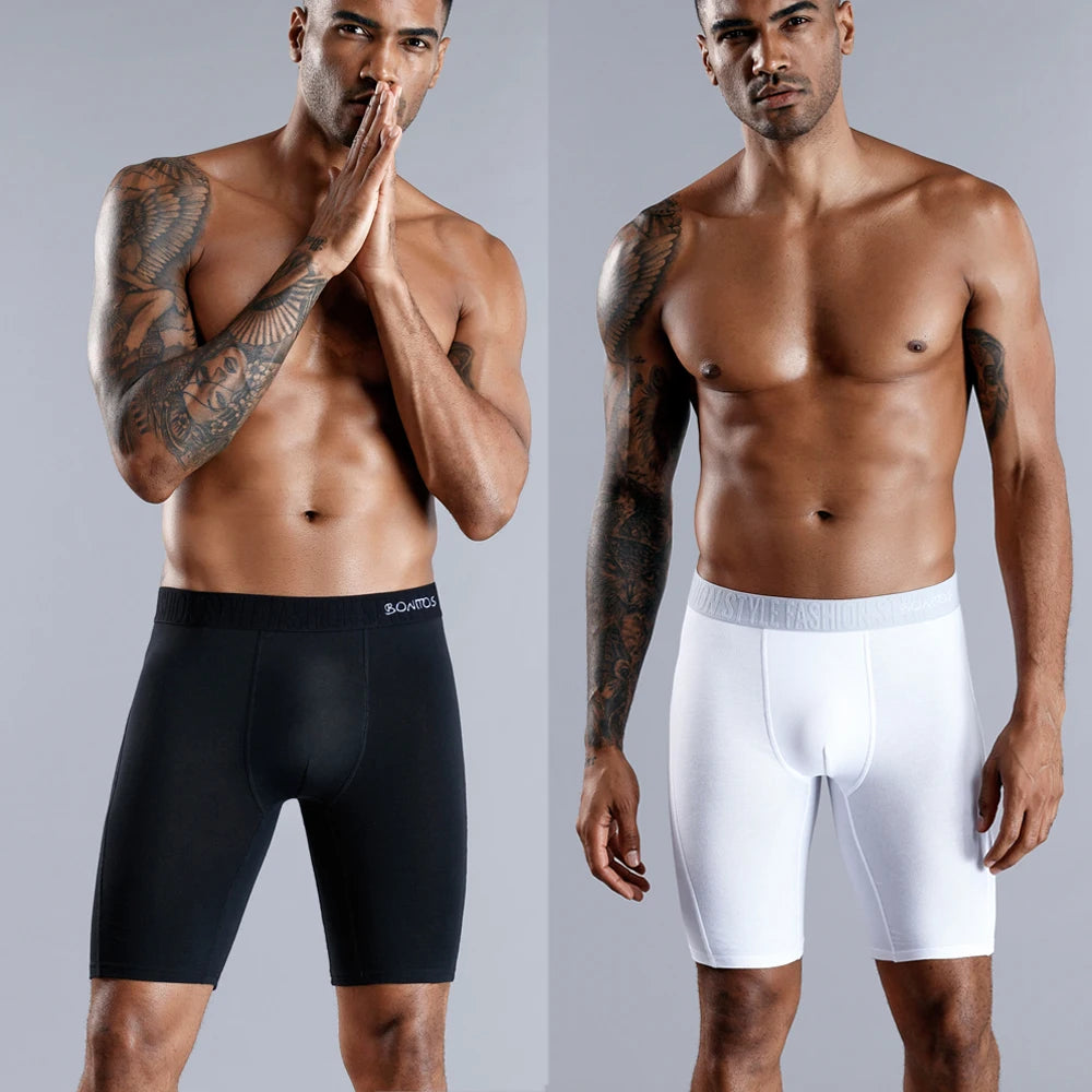 4pcs long boxers for men underwear plus size Men's panties sexy long leg underpants cotton Mens boxer shorts fashion male Trunk - Premium Men's underwear from eprolo - Just $46.95! Shop now at Handbags Specialist Headquarter