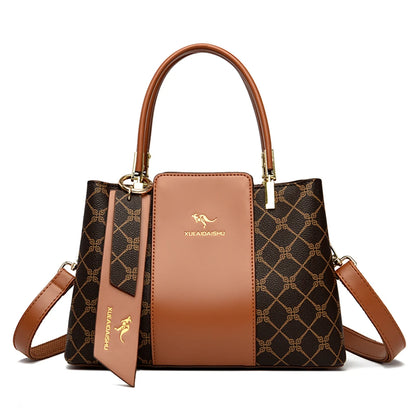 Luxury Handbag Fashion Print Large Capacity Soft Leather Women Shoulder Crossbody Bag Leisure Designer Ladies Purses and Handbag - Premium Handbags from eprolo - Just $64.45! Shop now at Handbags Specialist Headquarter