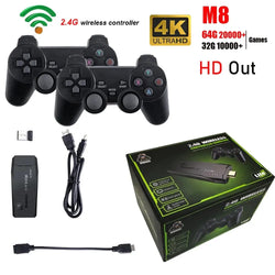 Video Game Console 2.4G Double Wireless Controller Game Stick 4K 20000 Games 64 32GB Retro Games for PS1/GBA Boy Christmas Gift - Premium Consumer Electronics from Handbags Specialist Headquarter - Just $58.48! Shop now at Handbags Specialist Headquarter