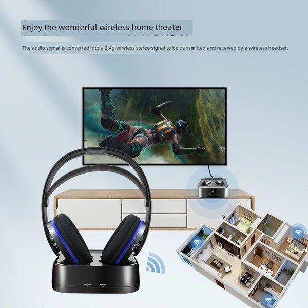 Artiste D2 Headset 2.4G Elderly Watching TV Neutral High Volume Home TV Wireless Headset - Premium headphone from Yatian Technology Co., Ltd. - Just $64.99! Shop now at Handbags Specialist Headquarter