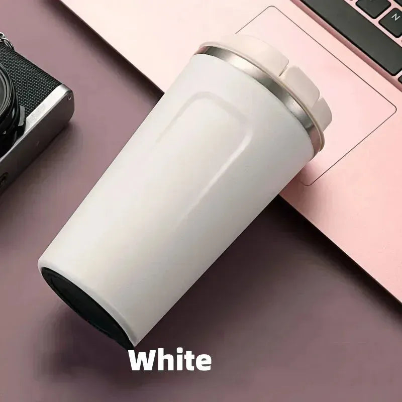 380/510ML Travel Stainless Steel Coffee Cup Thermal Mug Leak-Proof Thermos Bottle Tea Coffee Mug Vacuum Flask Insulated Cups Hot - Premium Water Bottles from Stone's Store - Just $22.99! Shop now at Handbags Specialist Headquarter