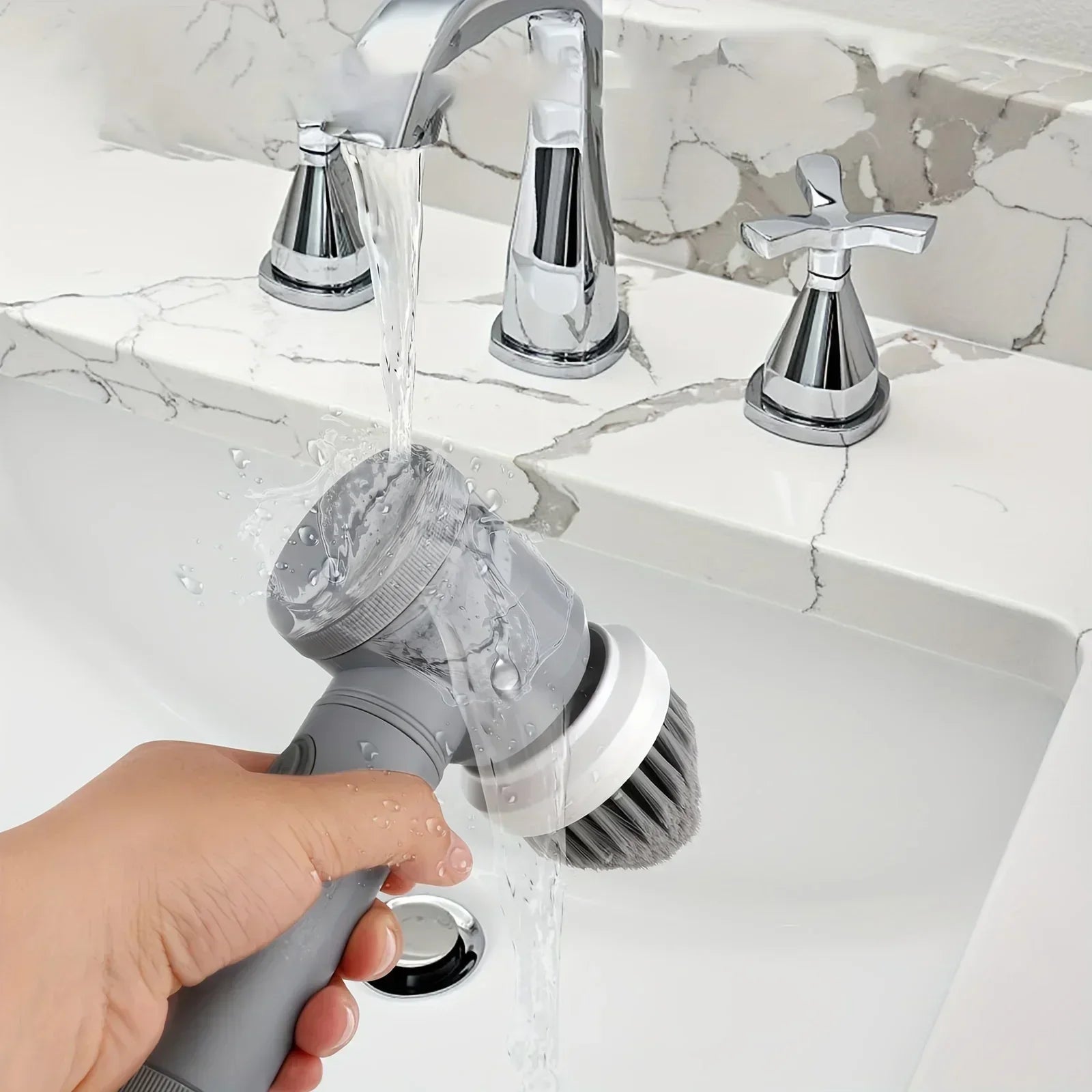 Rechargeable Electric Spin Scrubber - Premium Decor from Shop1103924059 Store - Just $29.99! Shop now at Handbags Specialist Headquarter