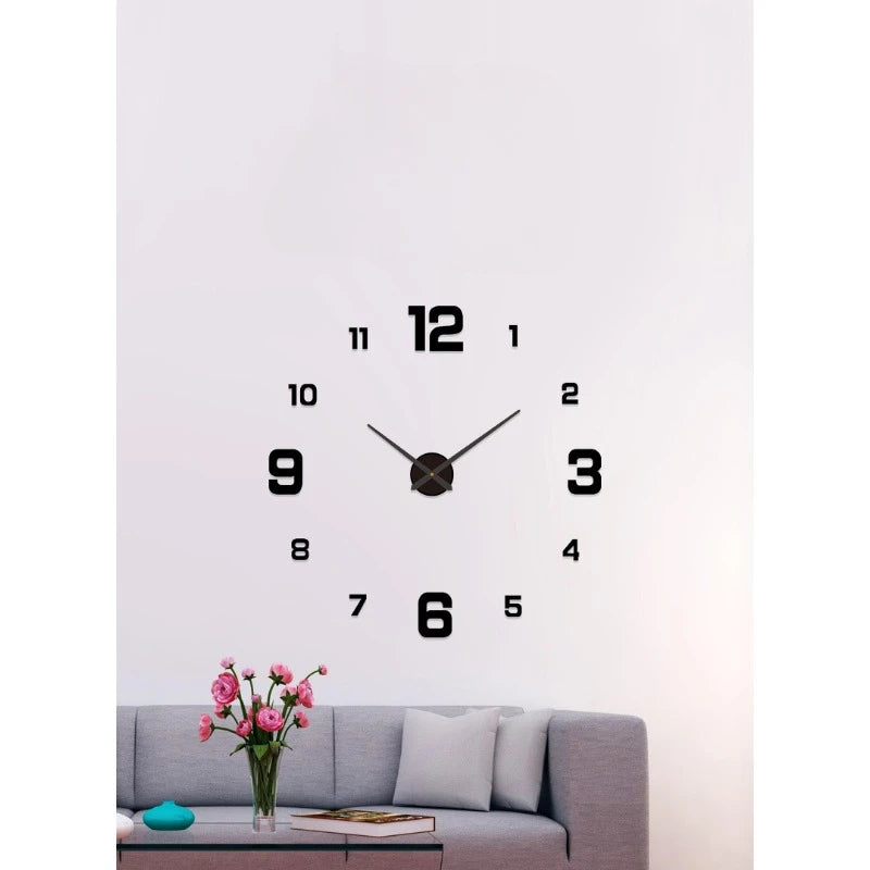 Elegant Room Ornaments Bedroom Decoration Accessories Wall Clocks Modern Design Large Wall Clock DIY Decoration for Home Art 3D - Premium  from Handbags Specialist Headquarter - Just $16.99! Shop now at Handbags Specialist Headquarter
