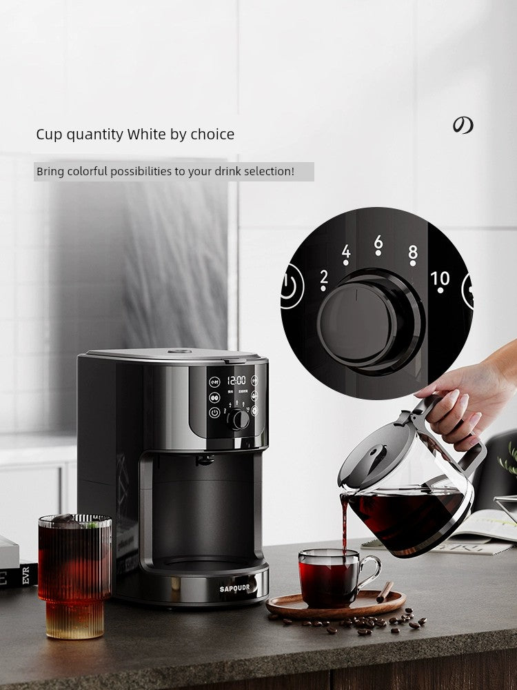 Sepda Auto Coffee Machine For Home American Drip Small Integrated Office Grinding Intelligent Grinding Integrated - Premium  from Handbags Specialist Headquarter - Just $148.99! Shop now at Handbags Specialist Headquarter