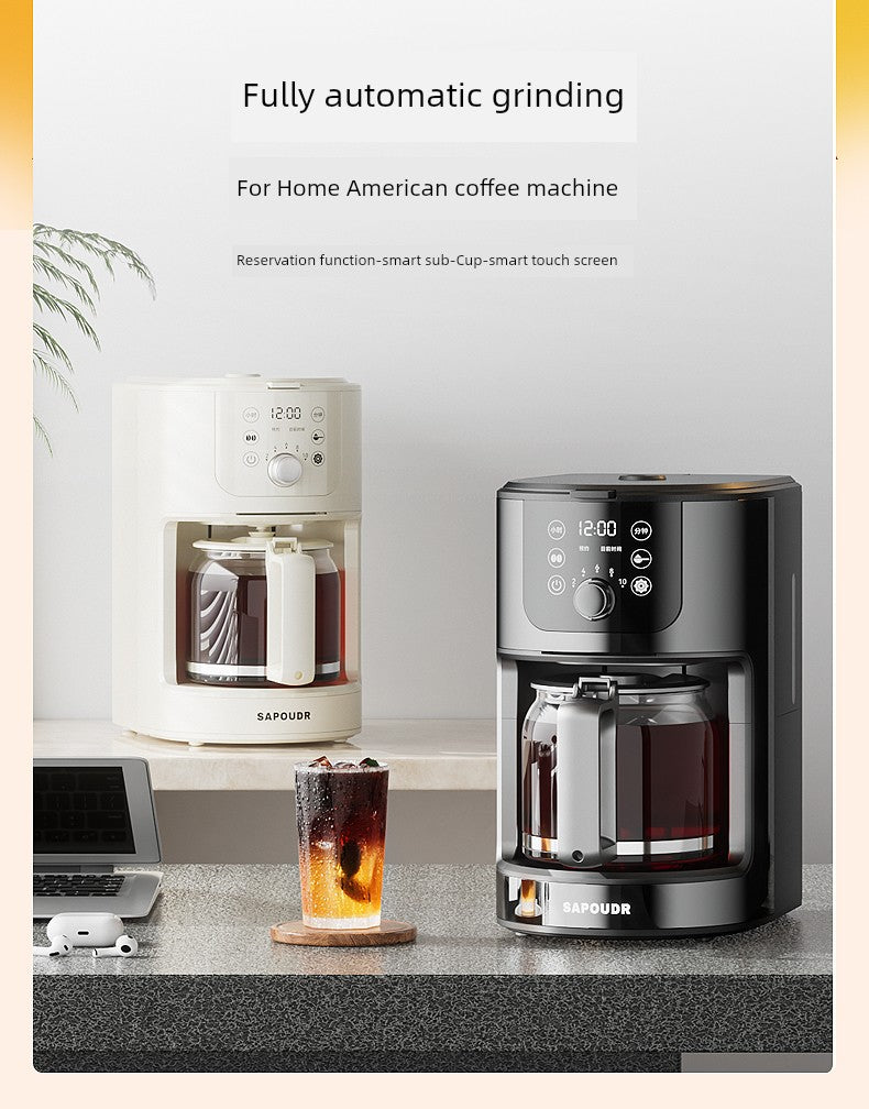 Sepda Auto Coffee Machine For Home American Drip Small Integrated Office Grinding Intelligent Grinding Integrated - Premium  from Handbags Specialist Headquarter - Just $148.99! Shop now at Handbags Specialist Headquarter