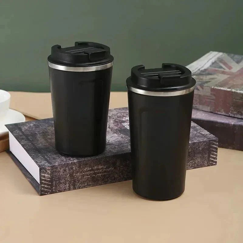 380/510ML Travel Stainless Steel Coffee Cup Thermal Mug Leak-Proof Thermos Bottle Tea Coffee Mug Vacuum Flask Insulated Cups Hot - Premium Water Bottles from Stone's Store - Just $22.99! Shop now at Handbags Specialist Headquarter