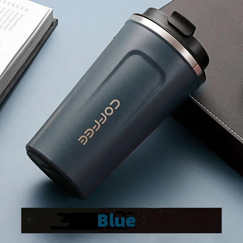 380/510ML Travel Stainless Steel Coffee Cup Thermal Mug Leak-Proof Thermos Bottle Tea Coffee Mug Vacuum Flask Insulated Cups Hot - Premium Water Bottles from Stone's Store - Just $22.99! Shop now at Handbags Specialist Headquarter