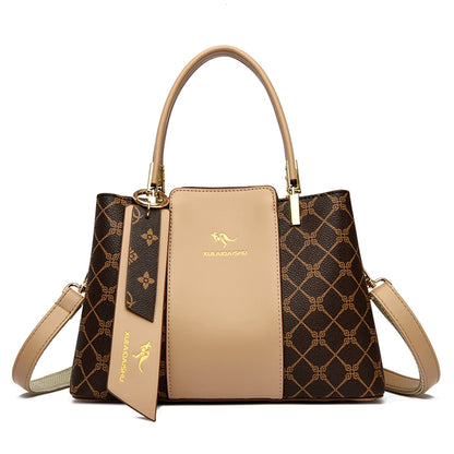 Luxury Handbag Fashion Print Large Capacity Soft Leather Women Shoulder Crossbody Bag Leisure Designer Ladies Purses and Handbag - Premium Handbags from eprolo - Just $64.45! Shop now at Handbags Specialist Headquarter