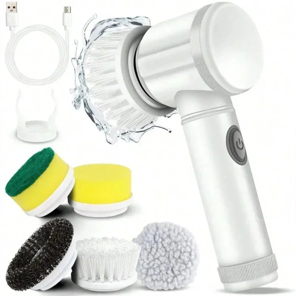 Rechargeable Electric Spin Scrubber - Premium Decor from Shop1103924059 Store - Just $29.99! Shop now at Handbags Specialist Headquarter