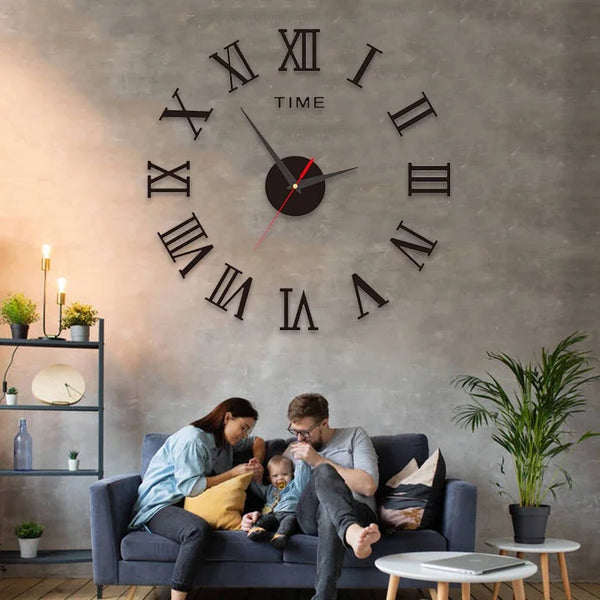 Design Digital DIY Clock Silent Wall Clock Room Living Wall Decoration Home Decor Punch-Free Wall Sticker Clock - Premium Wall Clock from AliExpress - Just $17.99! Shop now at Handbags Specialist Headquarter