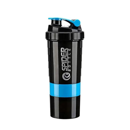 3-Layer Protein Shaker Bottle – Leakproof, BPA-Free, with Powder & Pill Storage for Fitness and Gym - Premium Water Bottles from Stone's Store - Just $20.49! Shop now at Handbags Specialist Headquarter