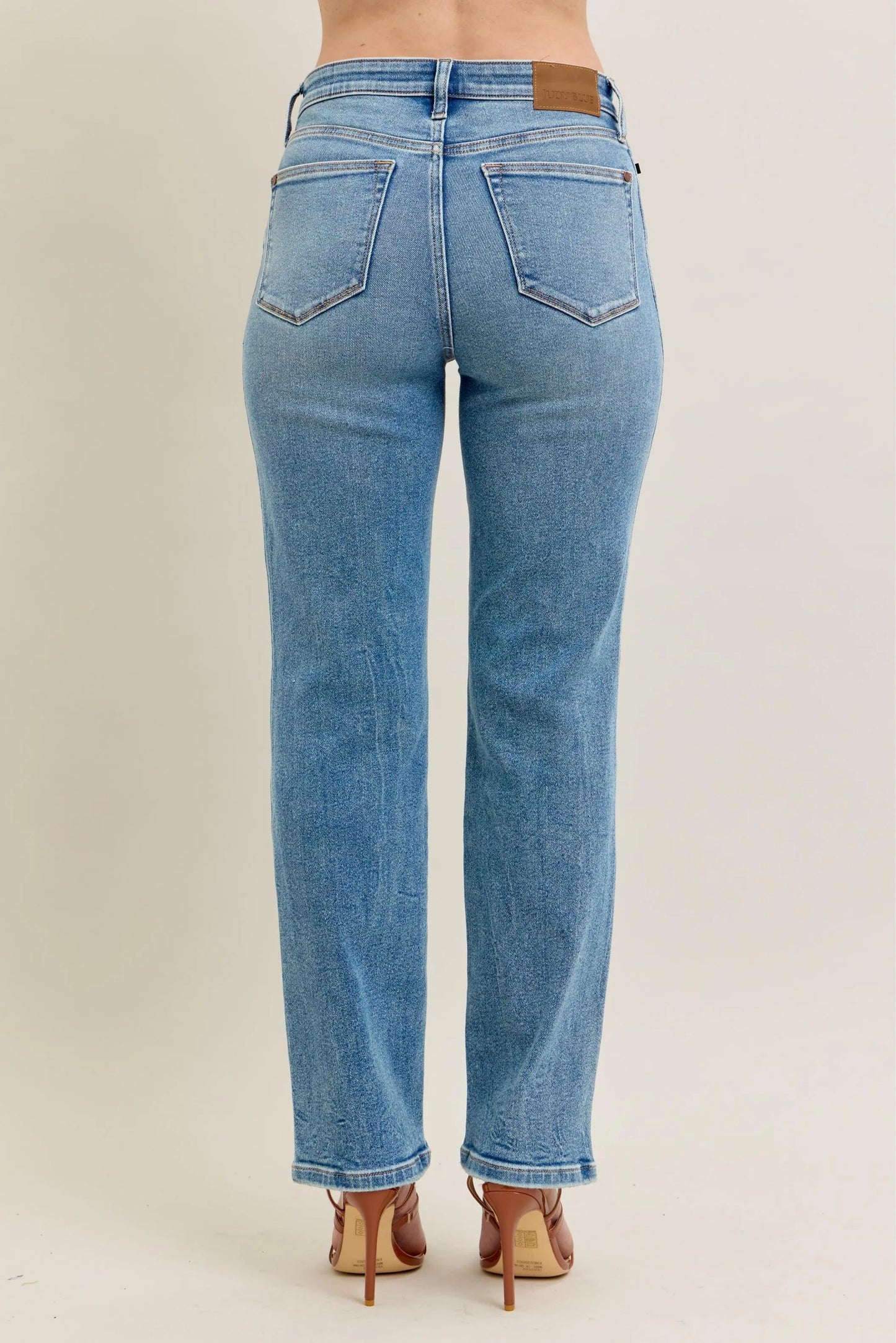 Judy Blue Full Size Hw Vintage Straight Jeans Plus Size - Premium Women / Jeans & Denim from Trendsi - Just $64.99! Shop now at Handbags Specialist Headquarter