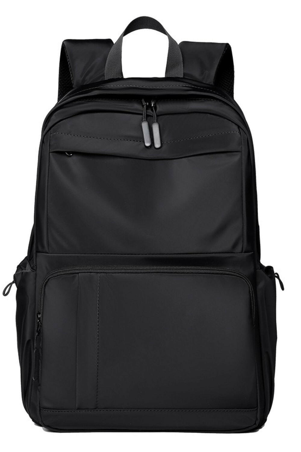 Multi-Pockets Solid Color Backpack Bag.