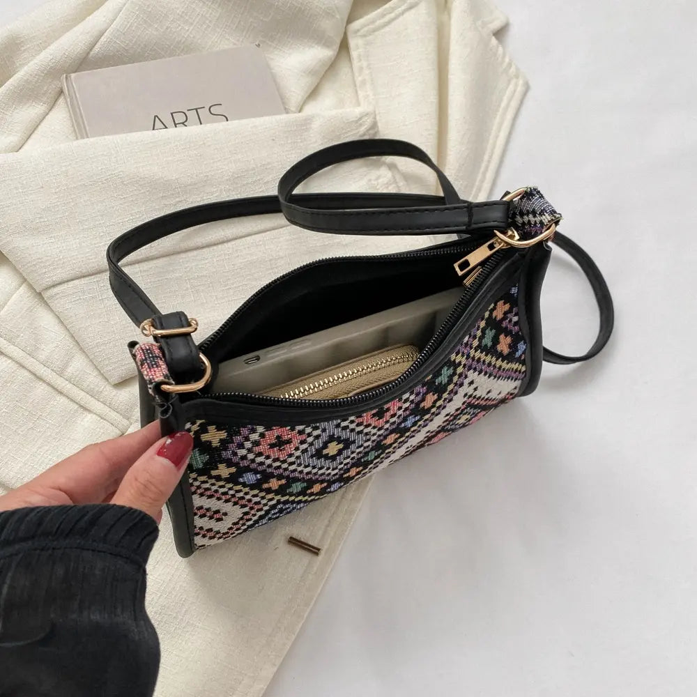 Printed Crossbody Bag - Premium Handbags from Trendsi - Just $13.99! Shop now at Handbags Specialist Headquarter
