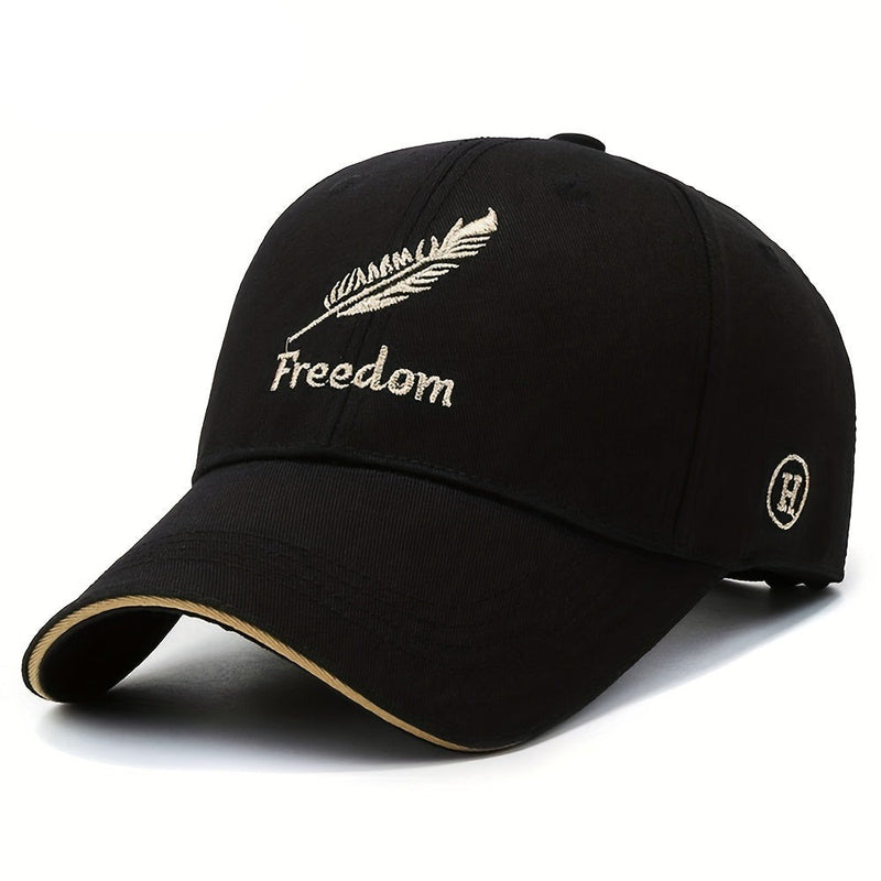 Meromibe Men's Outdoor Freedom Embroidered Baseball Cap - Lightweight and Breathable for All-Day Comfort - Premium hat from te - Just $17.99! Shop now at Handbags Specialist Headquarter