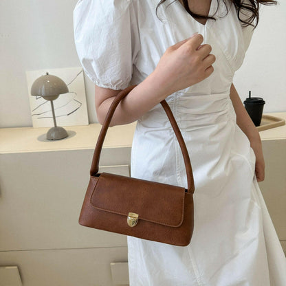PU Leather Shoulder Bag.