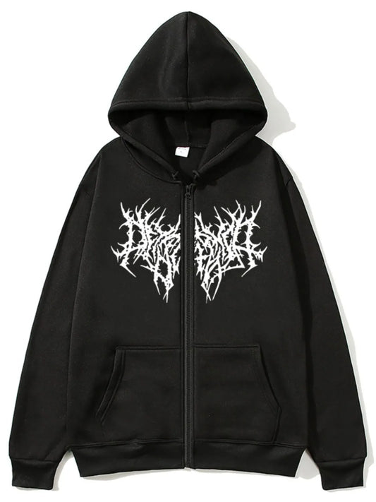 Men's Full Size Zip Up Long Sleeve Hoodie Plus Size - Premium  from Trendsi - Just $24.66! Shop now at Handbags Specialist Headquarter