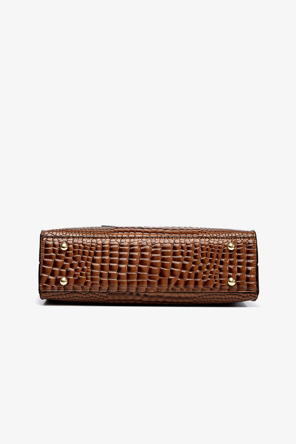 Textured PU Leather Handbag - Premium Handbags from Trendsi - Just $66.99! Shop now at Handbags Specialist Headquarter