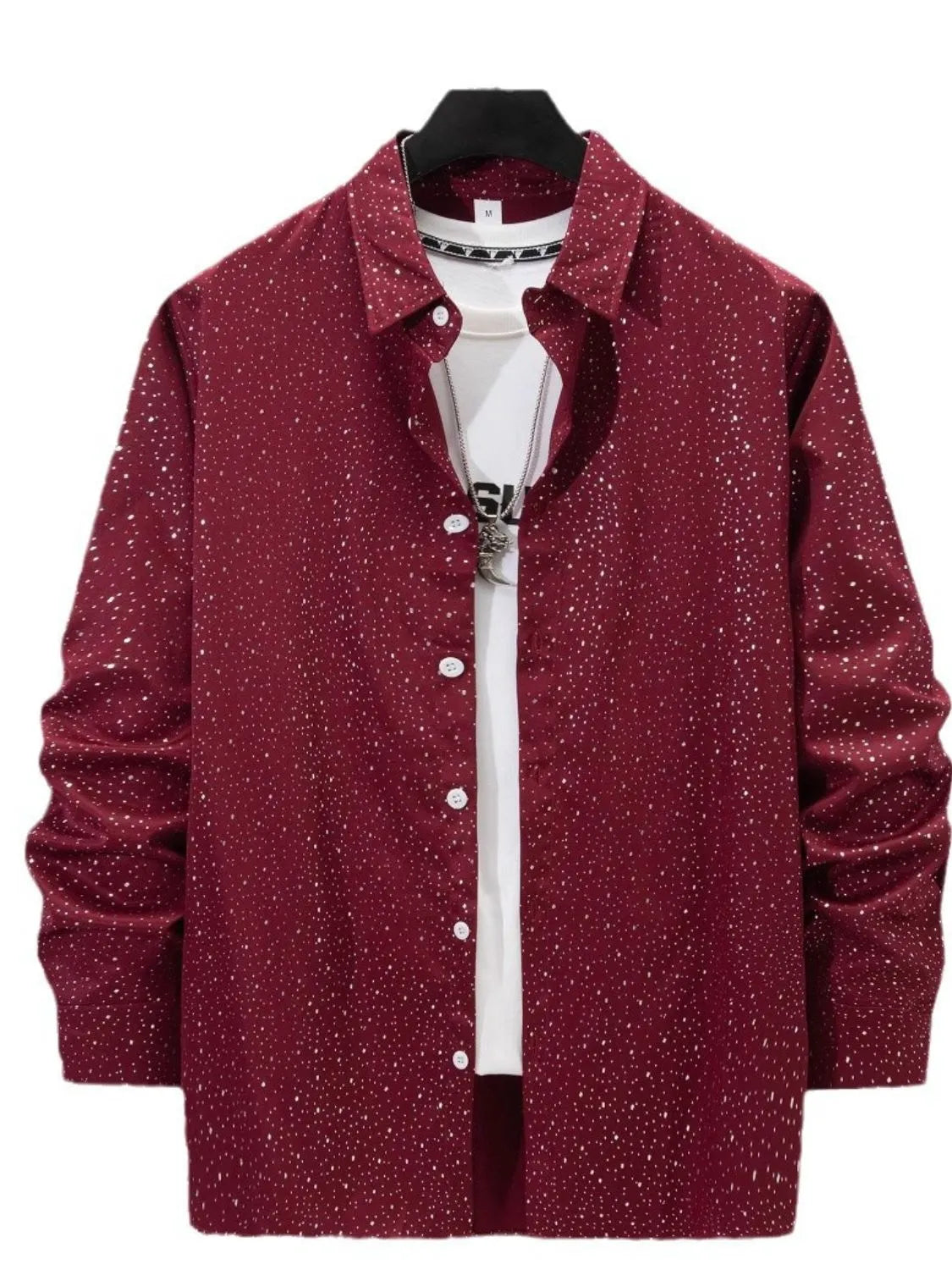 Men's Full Size Button Up Long Sleeve Shirt Plus Size - Premium Men's Shirt's from Trendsi - Just $28.42! Shop now at Handbags Specialist Headquarter