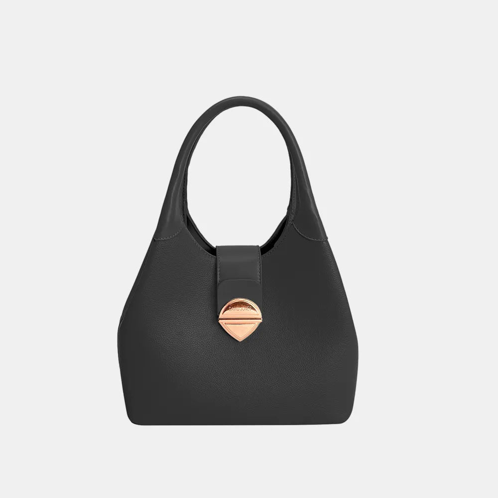 David Jones PU Leather Handbag - Premium Handbags from Trendsi - Just $44.99! Shop now at Handbags Specialist Headquarter