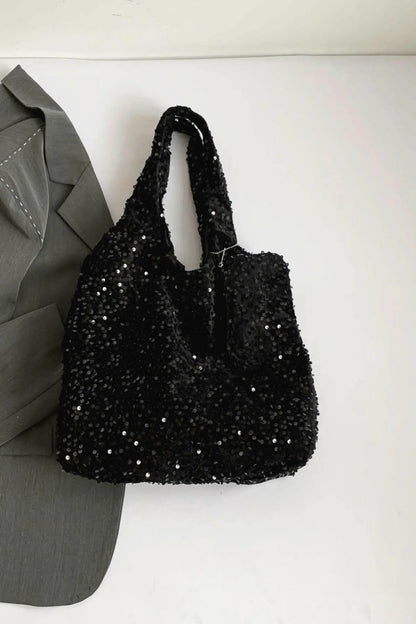 Sequin Polyester Handbag.