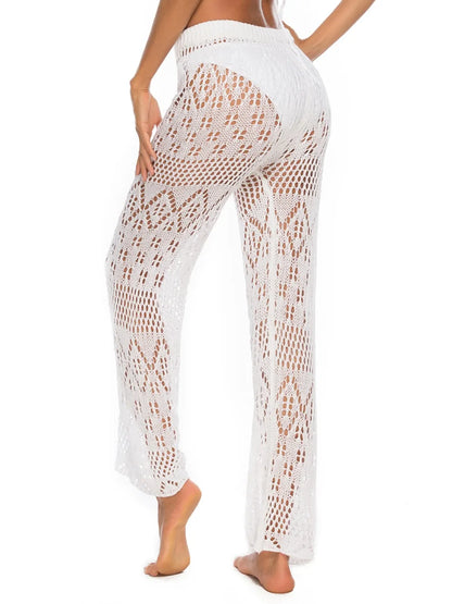Cutout Straight Swim Pants - Premium Bottoms from Trendsi - Just $25! Shop now at Handbags Specialist Headquarter