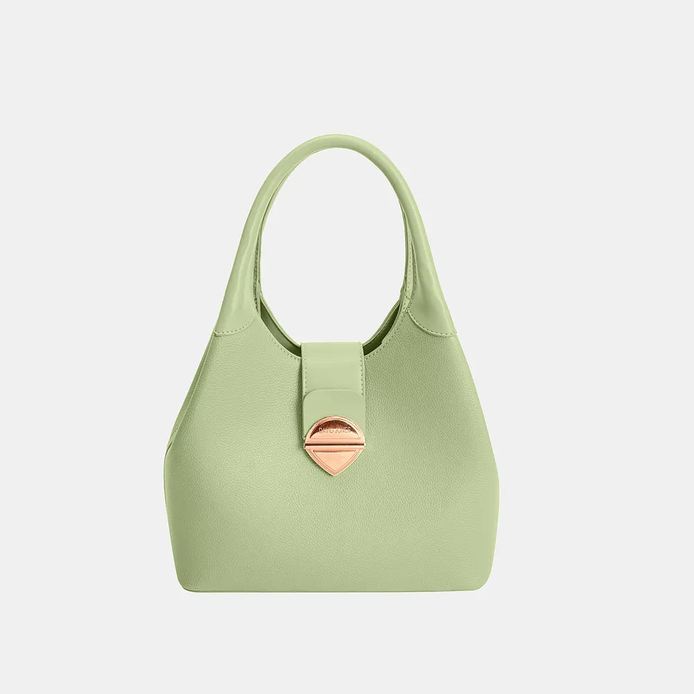 David Jones PU Leather Handbag - Premium Handbags from Trendsi - Just $44.99! Shop now at Handbags Specialist Headquarter