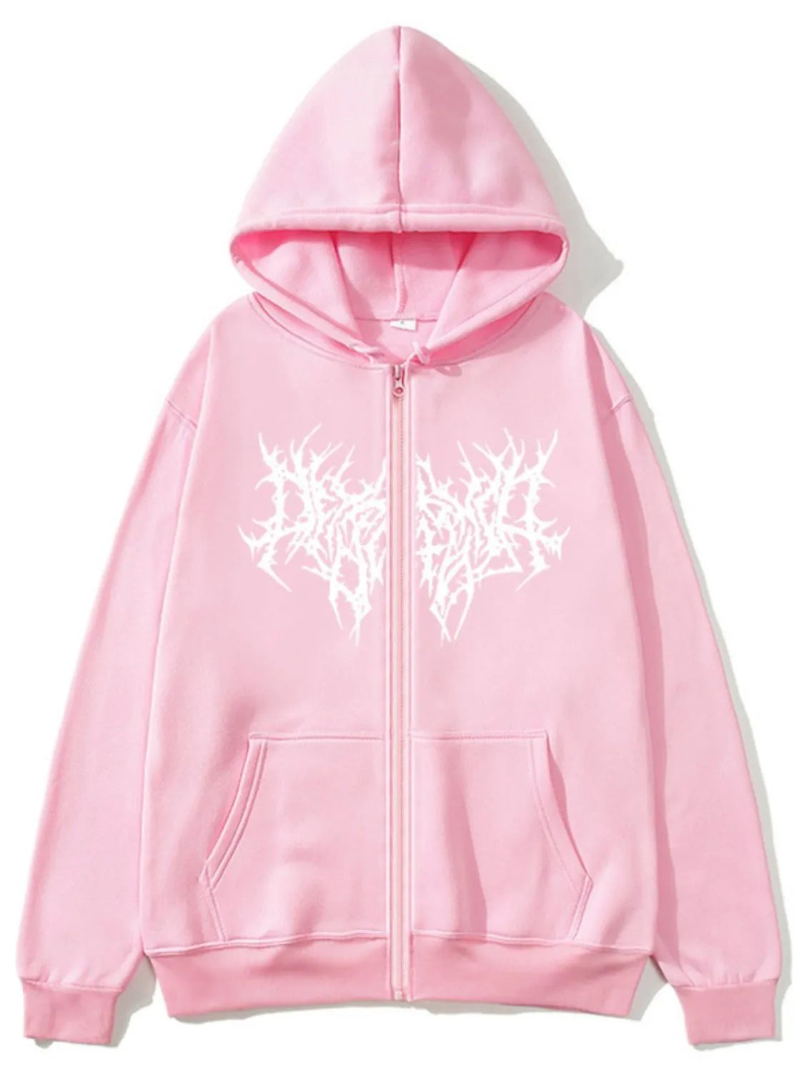 Men's Full Size Zip Up Long Sleeve Hoodie Plus Size - Premium  from Trendsi - Just $24.66! Shop now at Handbags Specialist Headquarter