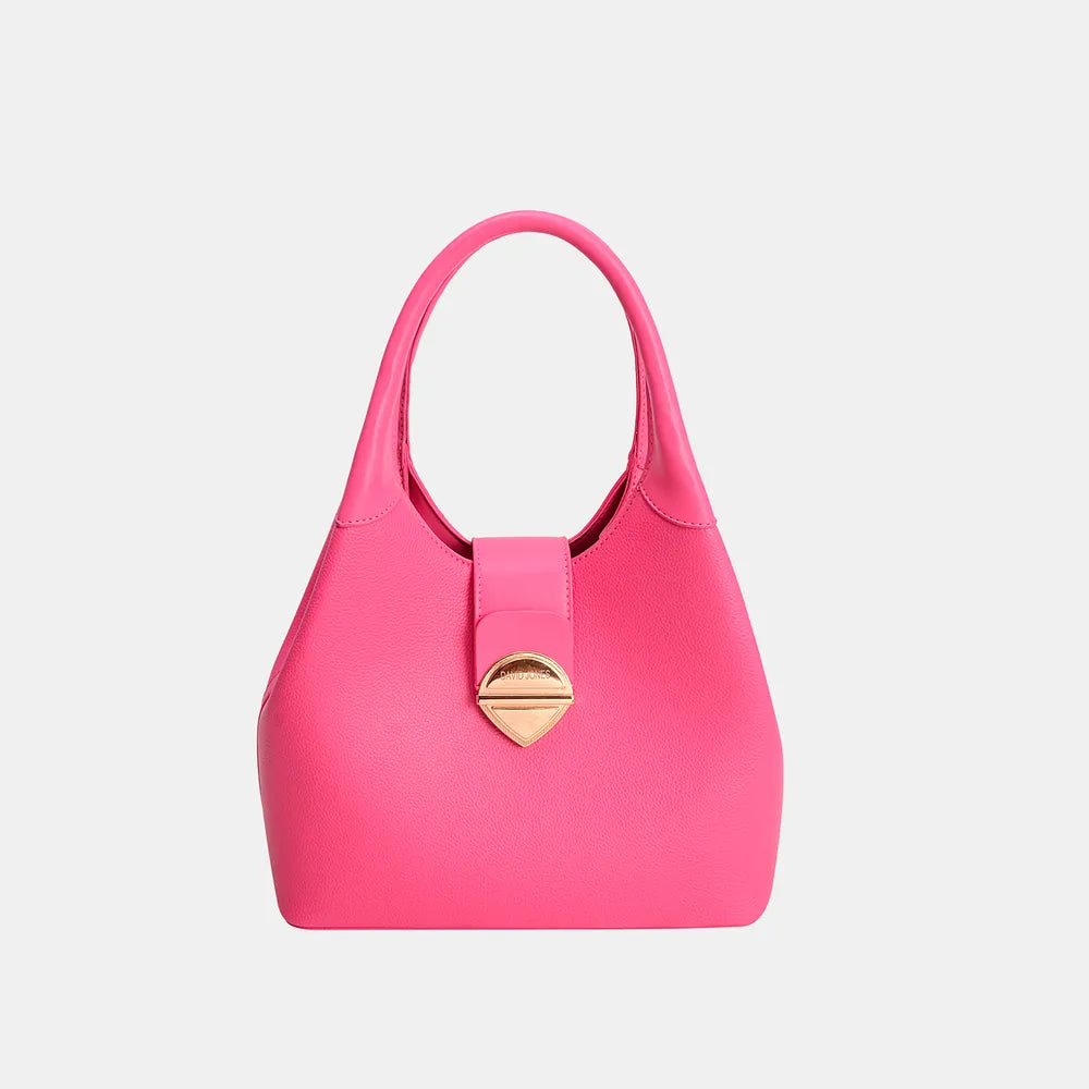 David Jones PU Leather Handbag - Premium Handbags from Trendsi - Just $44.99! Shop now at Handbags Specialist Headquarter
