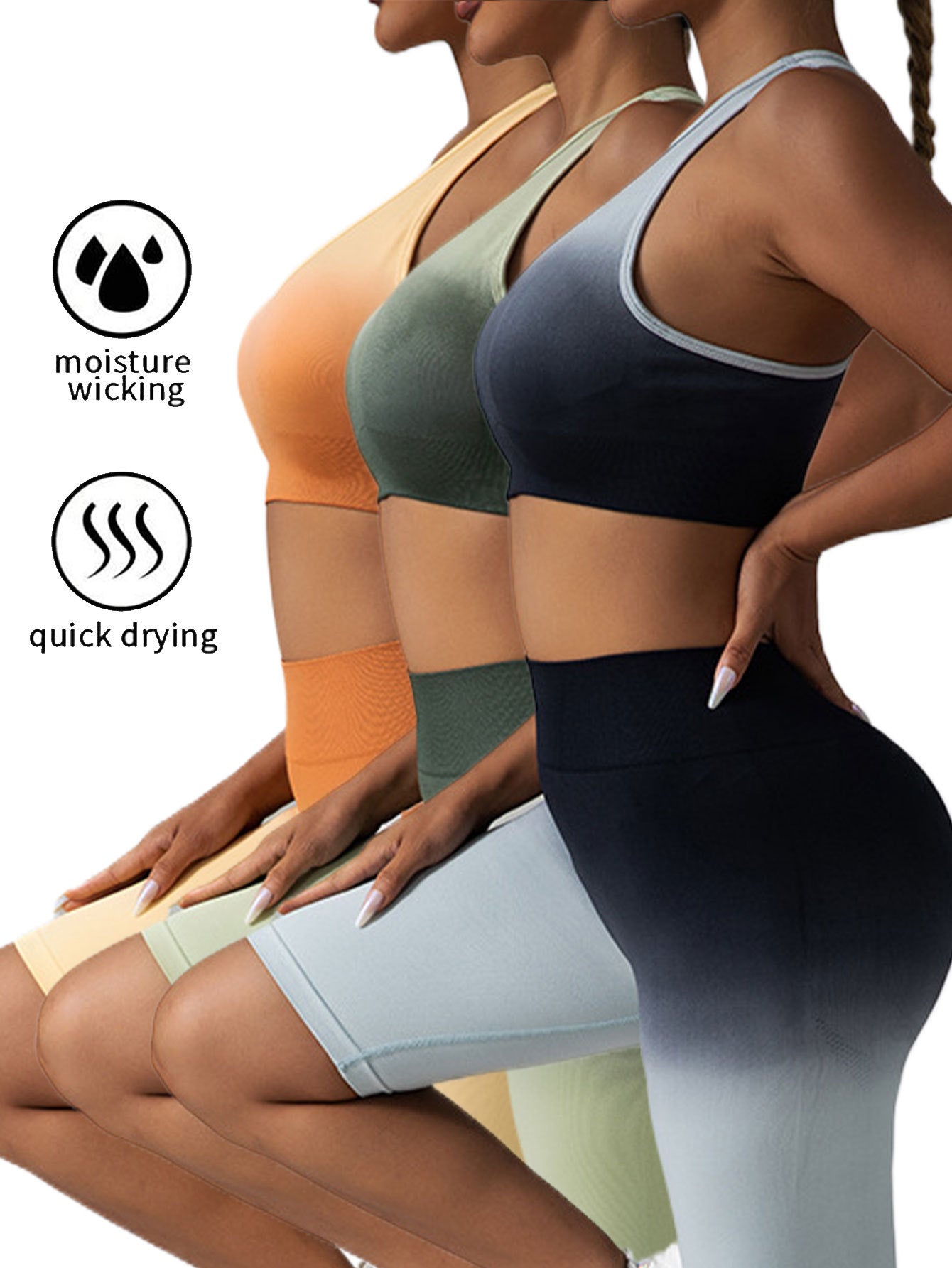 TriFit Women's Racerback Sports Bras - Medium Support