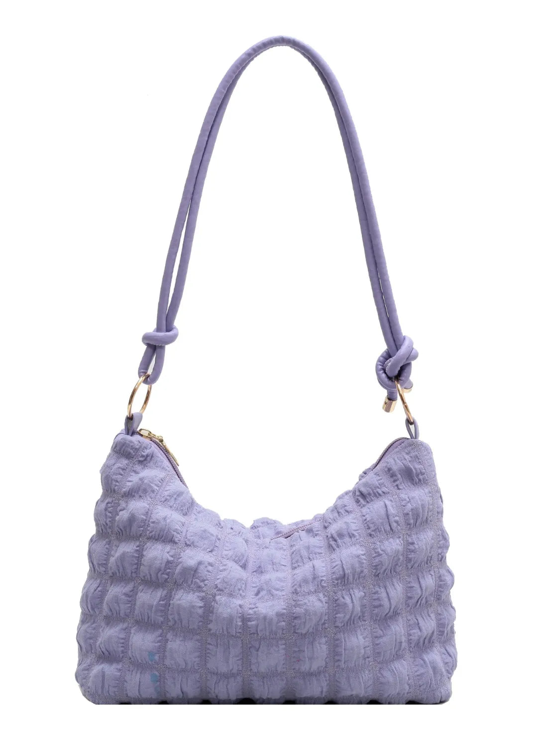 Quilted Bubble Textured Shoulder Bag.