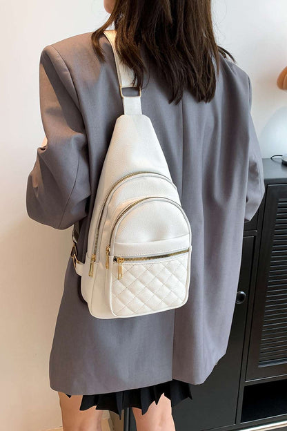 PU Leather Sling Bag - Premium Crossbody Bag from Trendsi - Just $25.99! Shop now at Handbags Specialist Headquarter