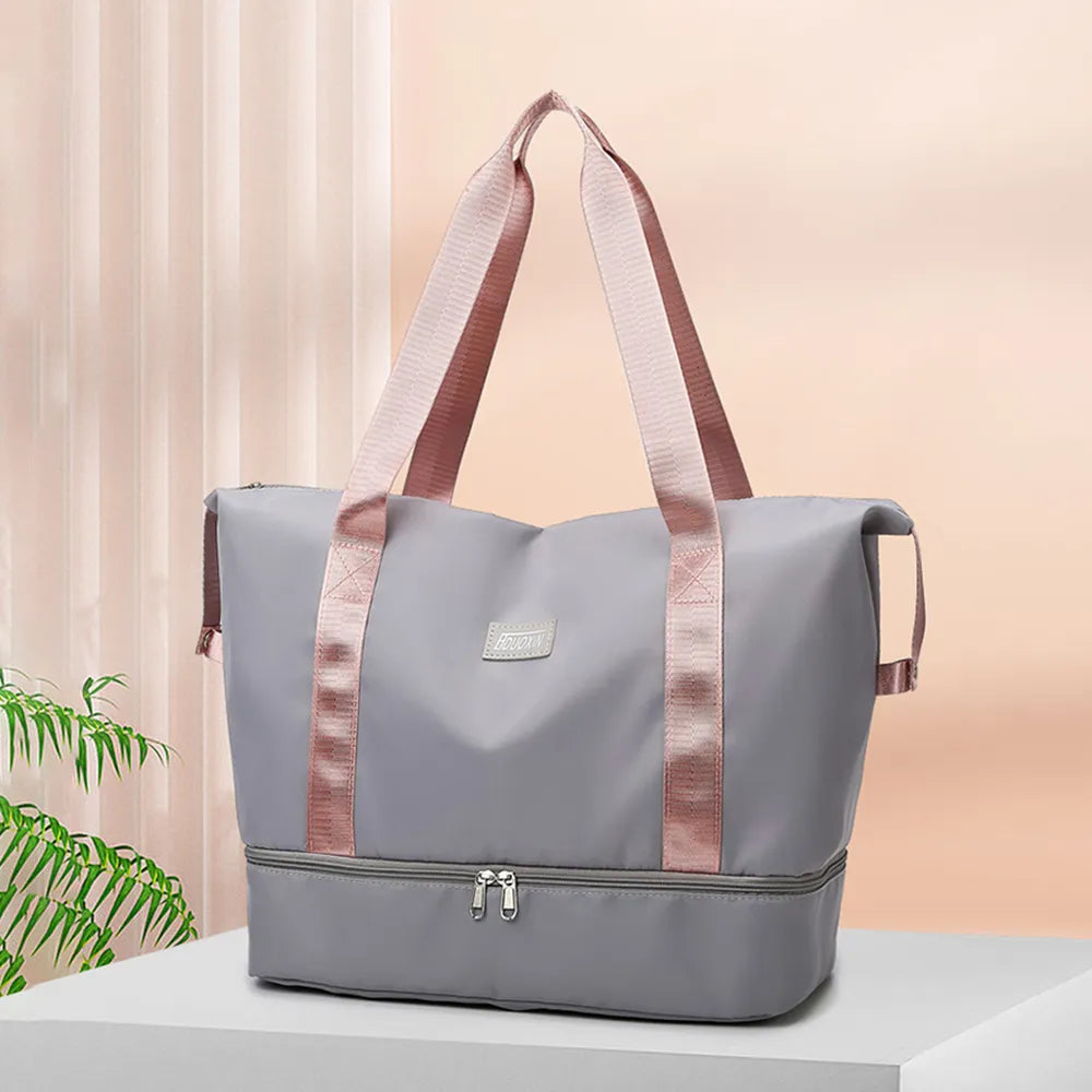 Multi Pocket Nylon Travel Bag - Premium travel-bag from Trendsi - Just $39.99! Shop now at Handbags Specialist Headquarter