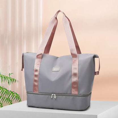 Multi Pocket Nylon Travel Bag - Premium travel-bag from Trendsi - Just $39.99! Shop now at Handbags Specialist Headquarter