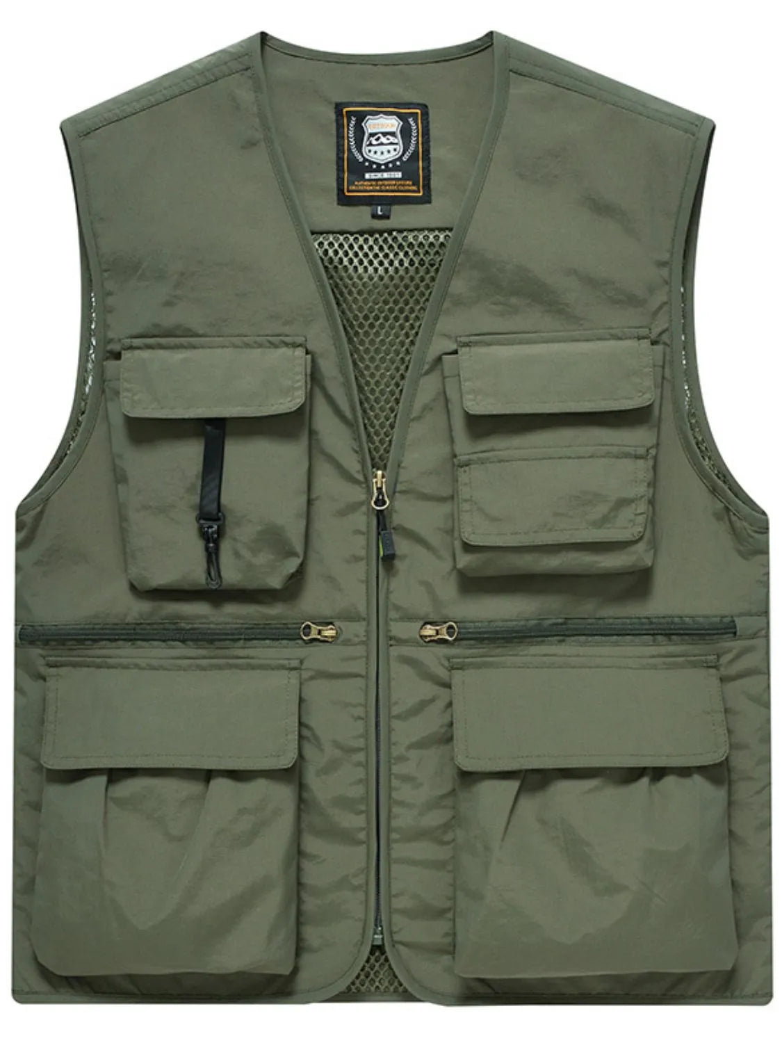 Men's Plus Size Zip Up Vest - Premium  from Trendsi - Just $46.12! Shop now at Handbags Specialist Headquarter