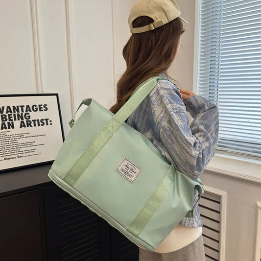 Oxford Cloth Oversize Travel Bag - Premium travel-bag from Trendsi - Just $39.99! Shop now at Handbags Specialist Headquarter
