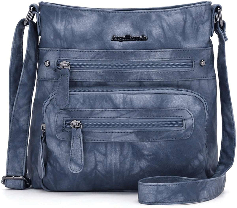 Angel Barcelo Crossover Purse and Handbags Crossbody Bags for Women,Ultra Soft Leather Neatpack Bag Shoulder Purses for Girl - Premium  from Angel Barcelo - Just $50.91! Shop now at Handbags Specialist Headquarter