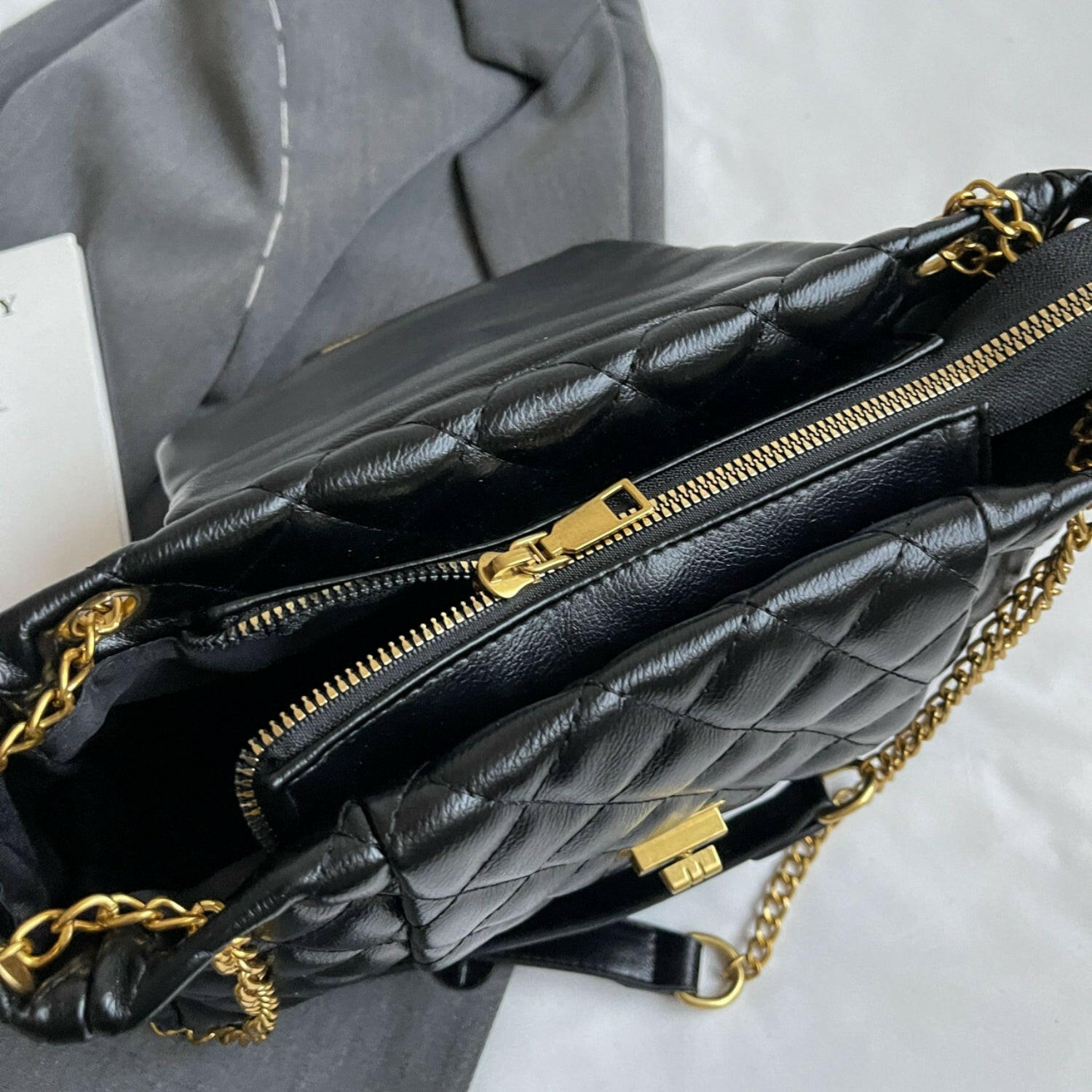 PU Leather Shoulder Bag.