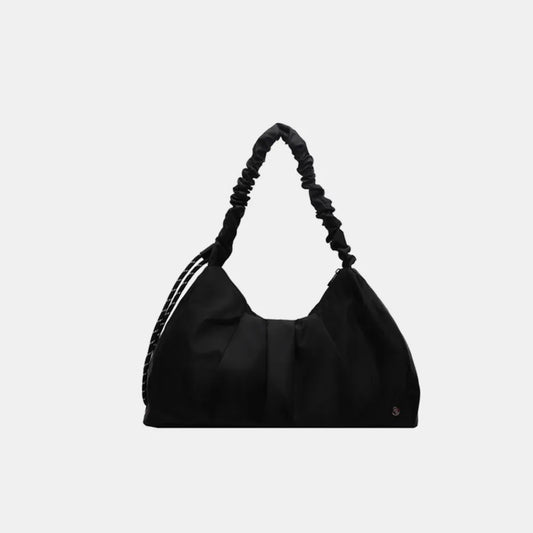 Ruched Large Tote Bag - Premium Tote Bag from Trendsi - Just $39.99! Shop now at Handbags Specialist Headquarter