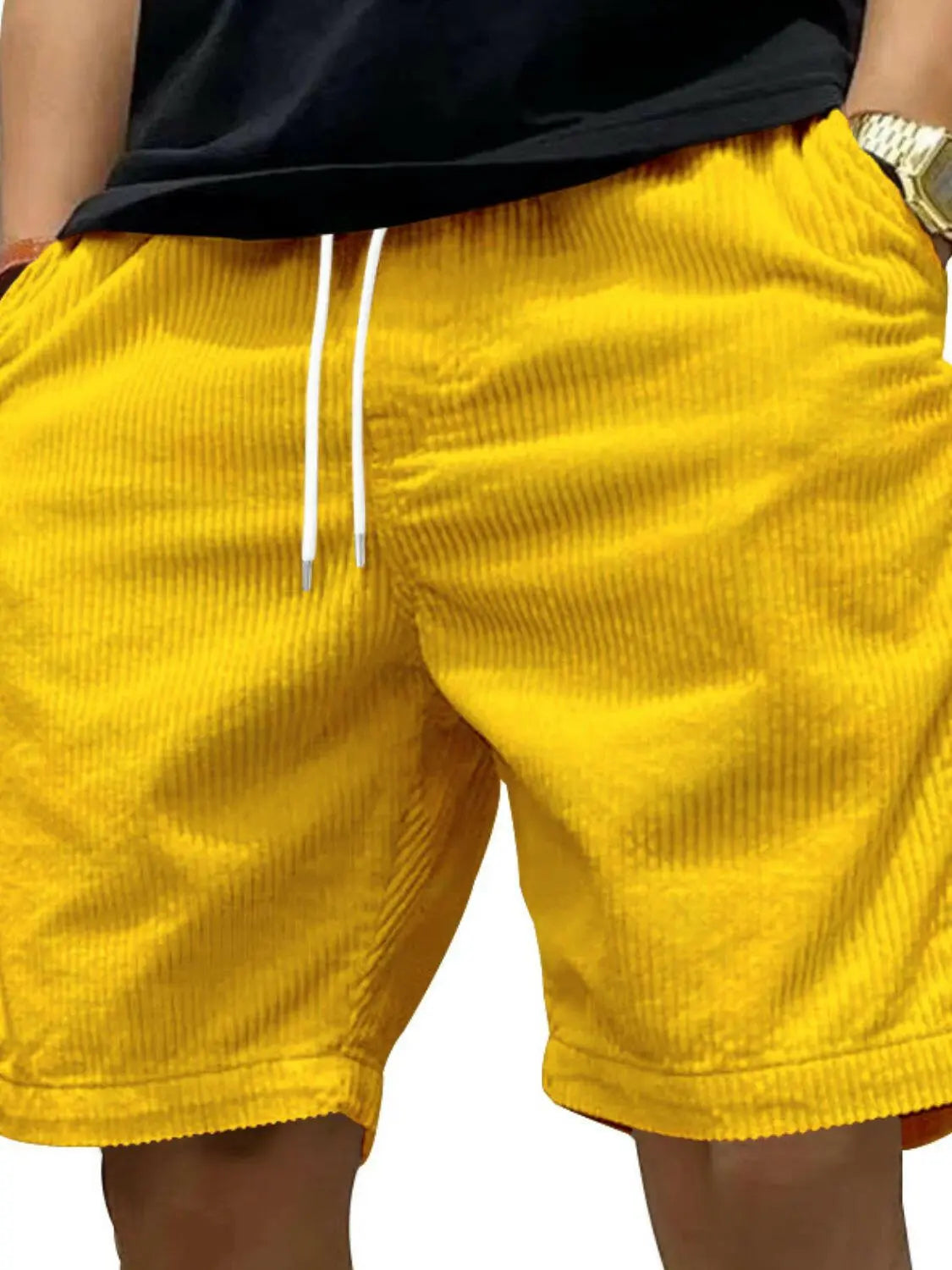 Men's Drawstring Shorts with Pockets.