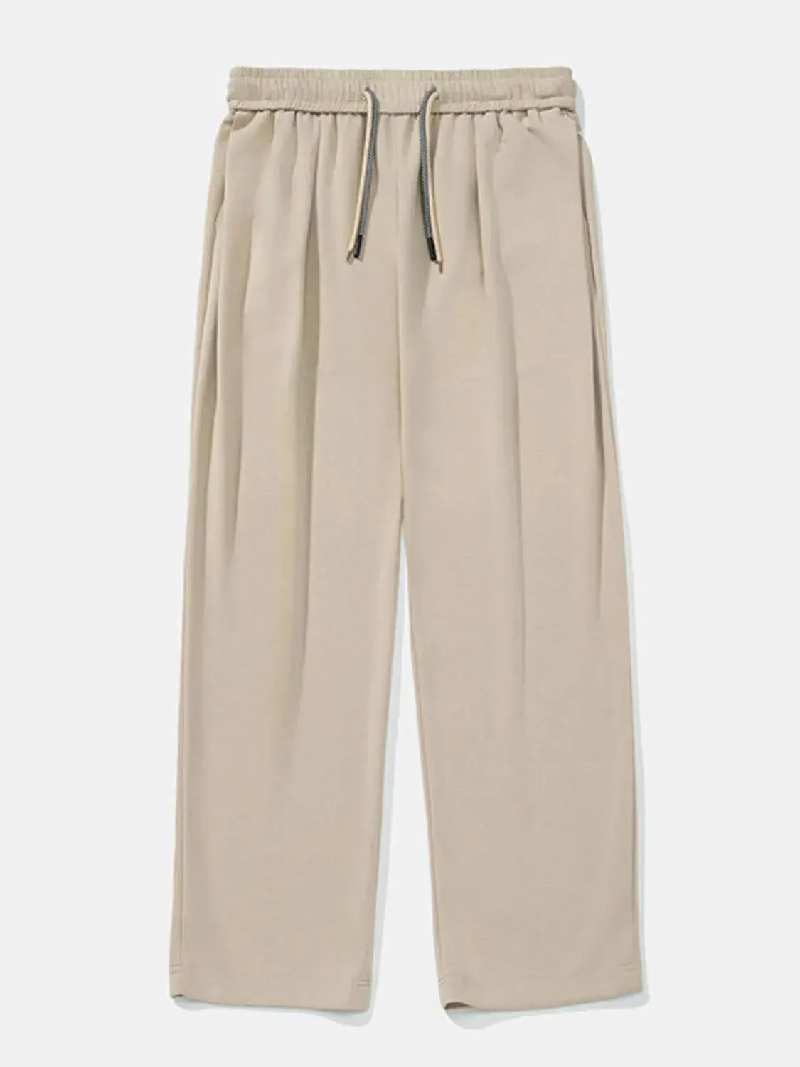 Men's Plus Size Drawstring Wide Leg Pants.
