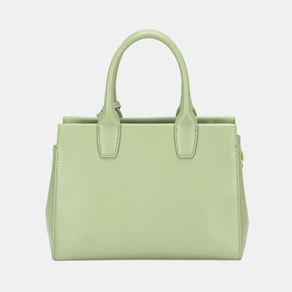 David Jones PU Leather Handbag - Premium Handbags from Trendsi - Just $47.99! Shop now at Handbags Specialist Headquarter