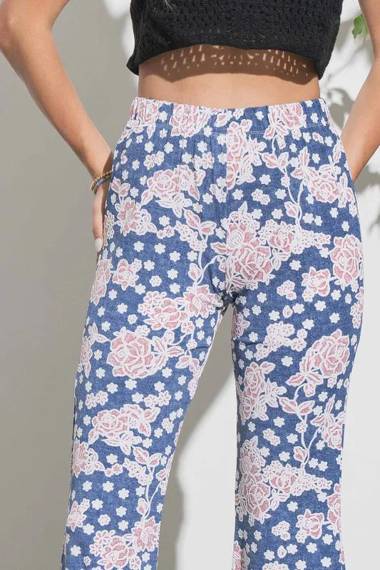 And The Why Wrinkle-Free Stretch Bell Bottom Flare Pants - Premium Bottoms from Trendsi - Just $36.56! Shop now at Handbags Specialist Headquarter