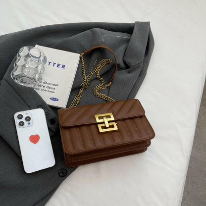 PU Leather Crossbody Bag.